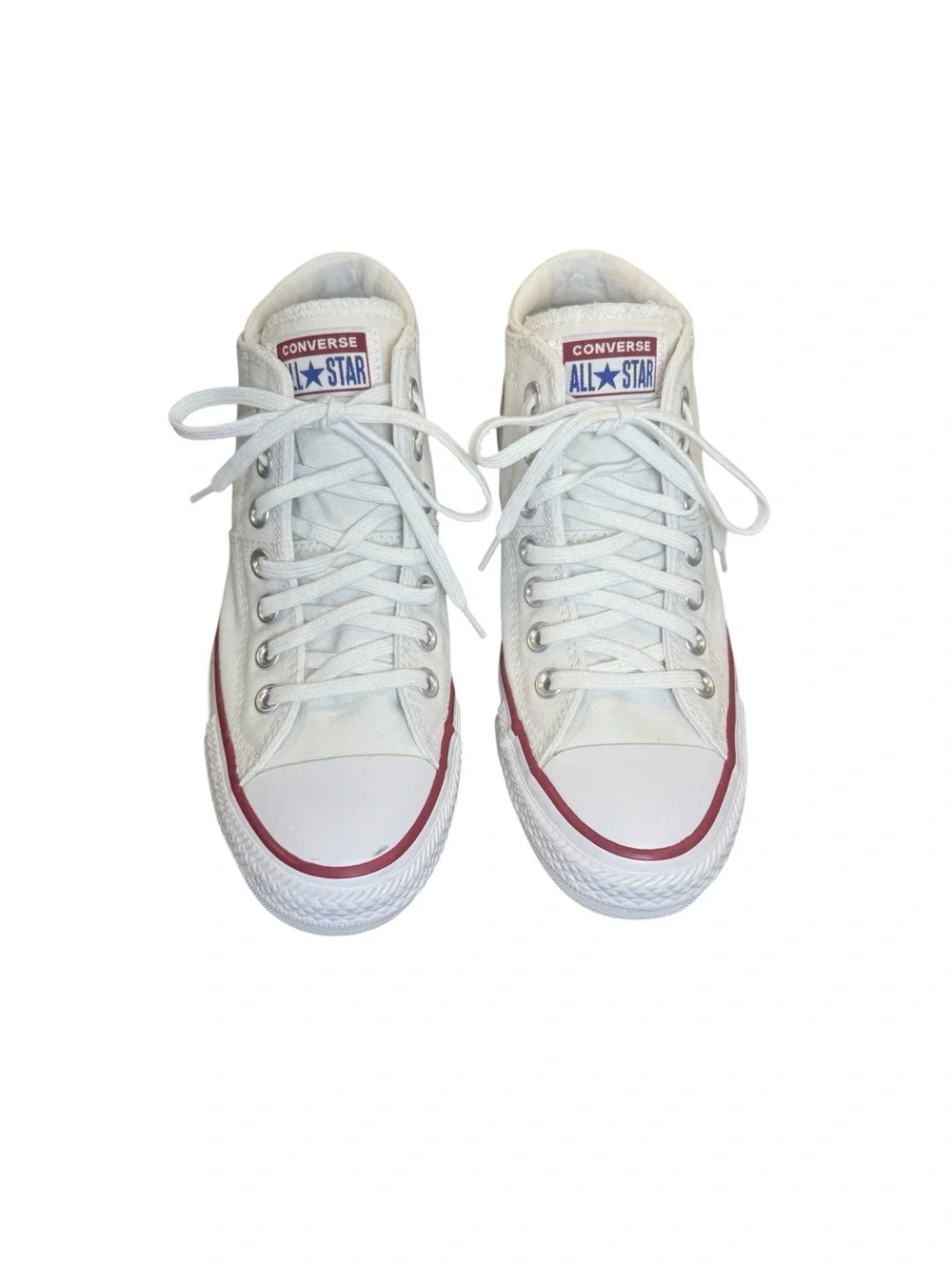 Converse Chuck Taylor All Star High Top White Canvas Sneakers Women’s 7